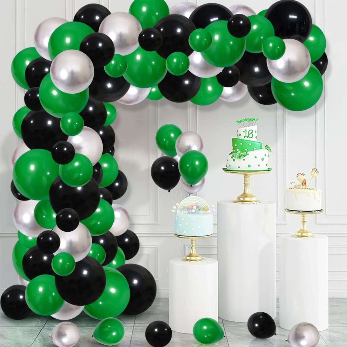 decoração verde e preto barata como fazer