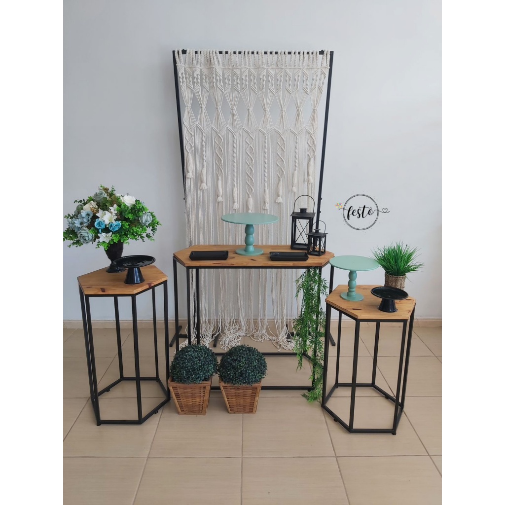 decoração verde e preto