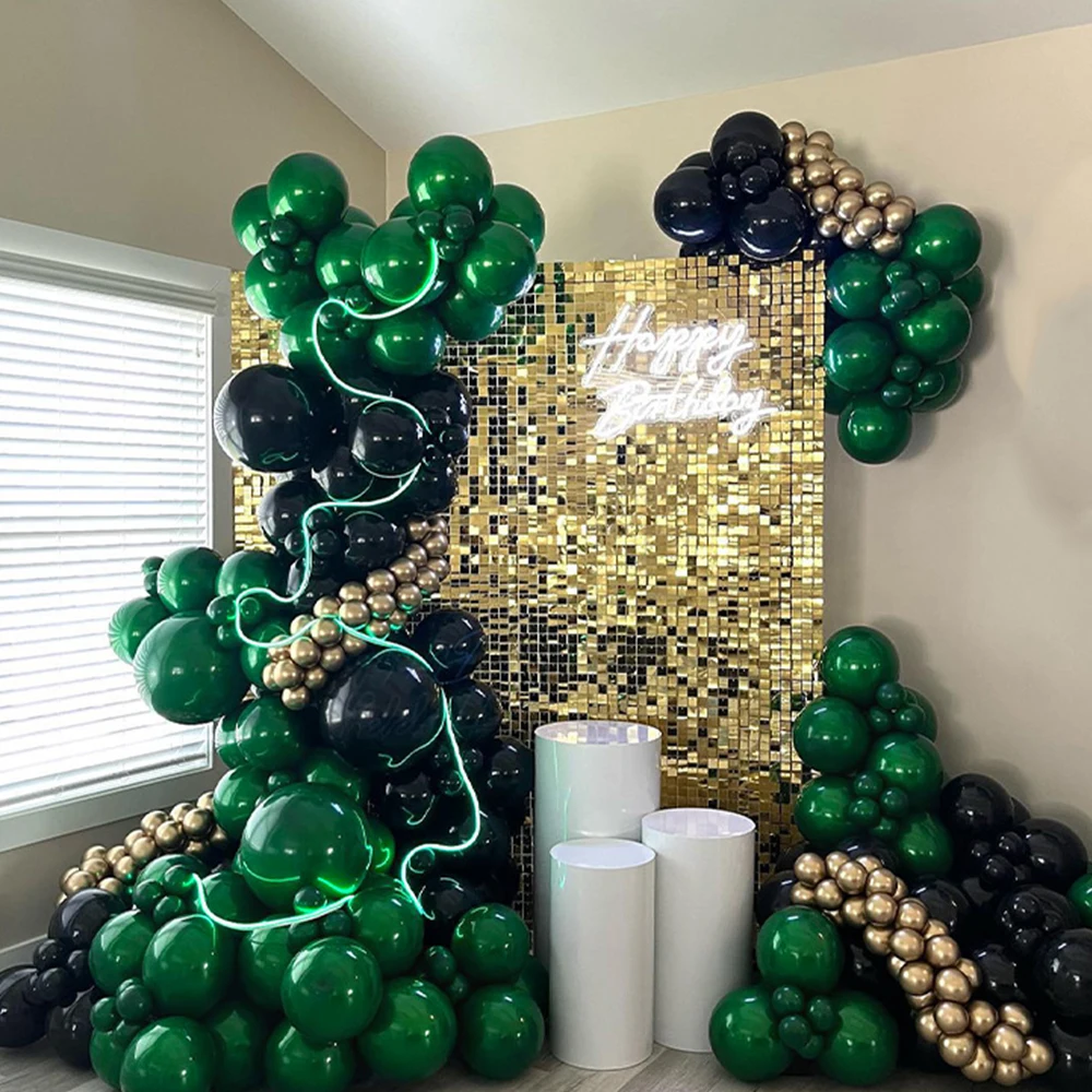 decoração verde e preto barata como fazer