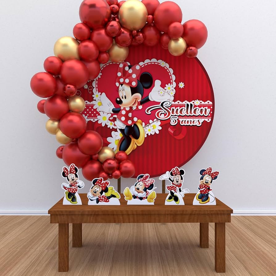 custo decoração painel redondo vermelho dourado