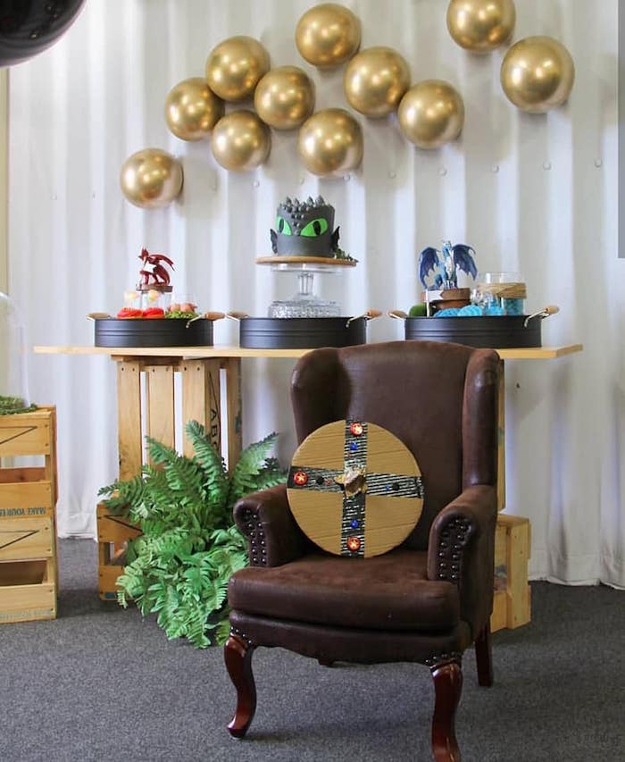 ideias decoração viking para sala