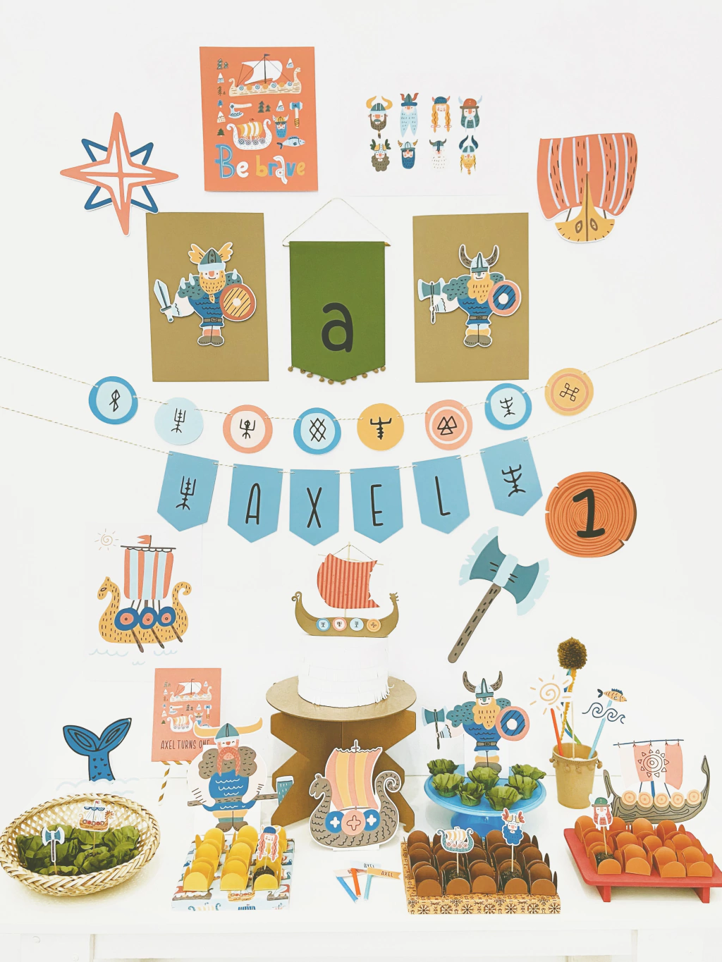 decoração viking moderna versus rústica