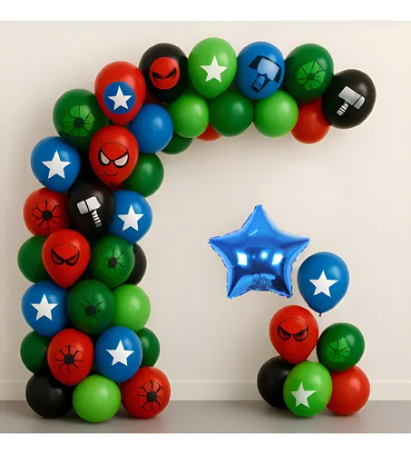 decoração vingadores