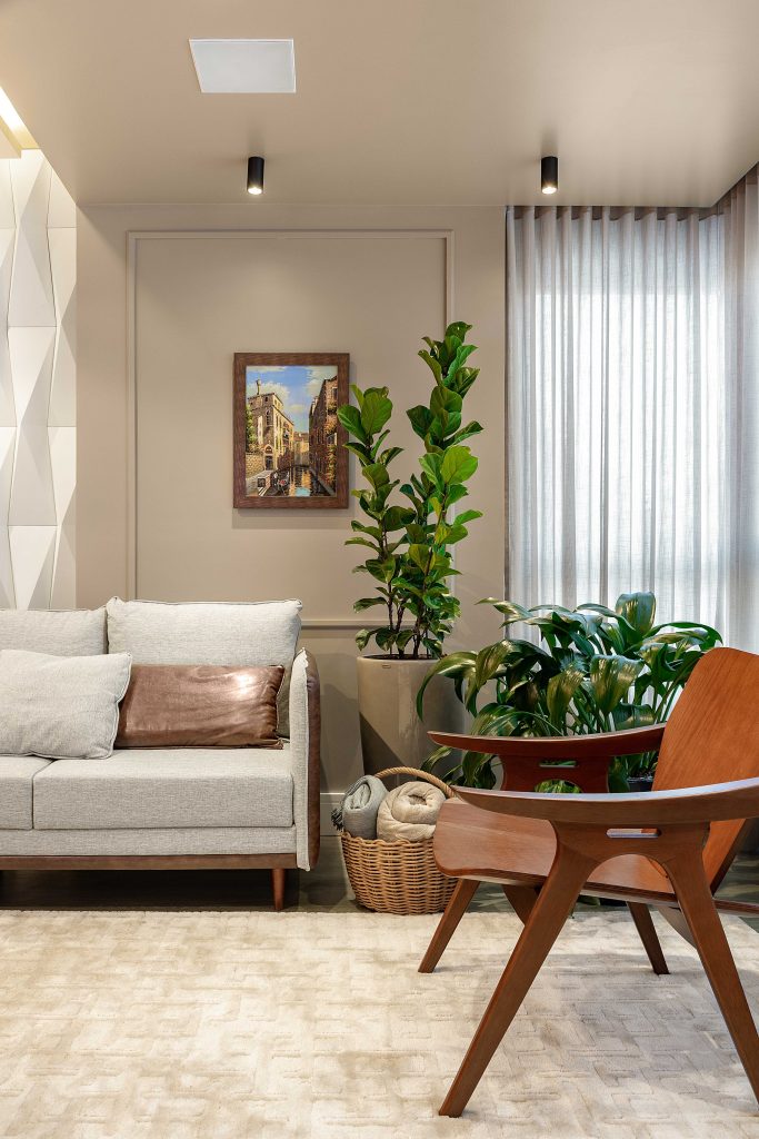 decorao de sala com plantas