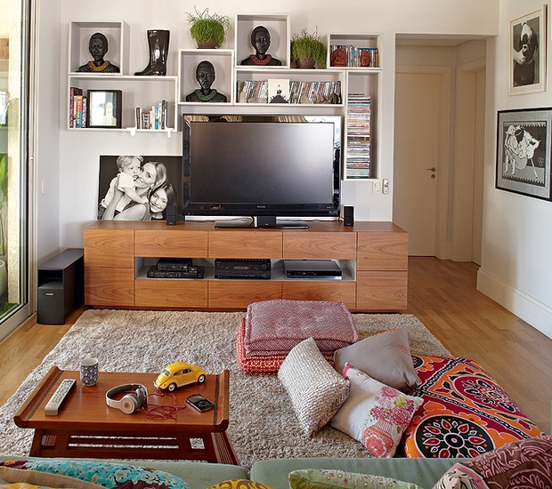 dicas de decoração para rack sala