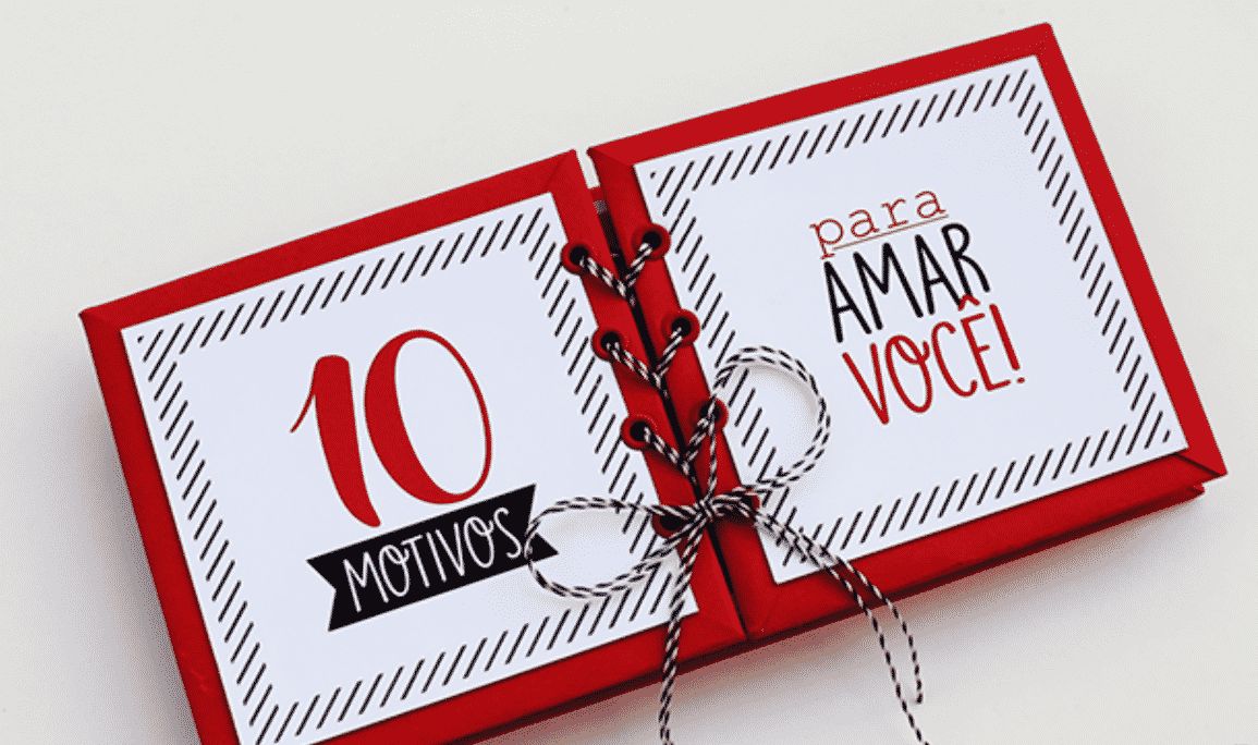presente feito à mão para namorado