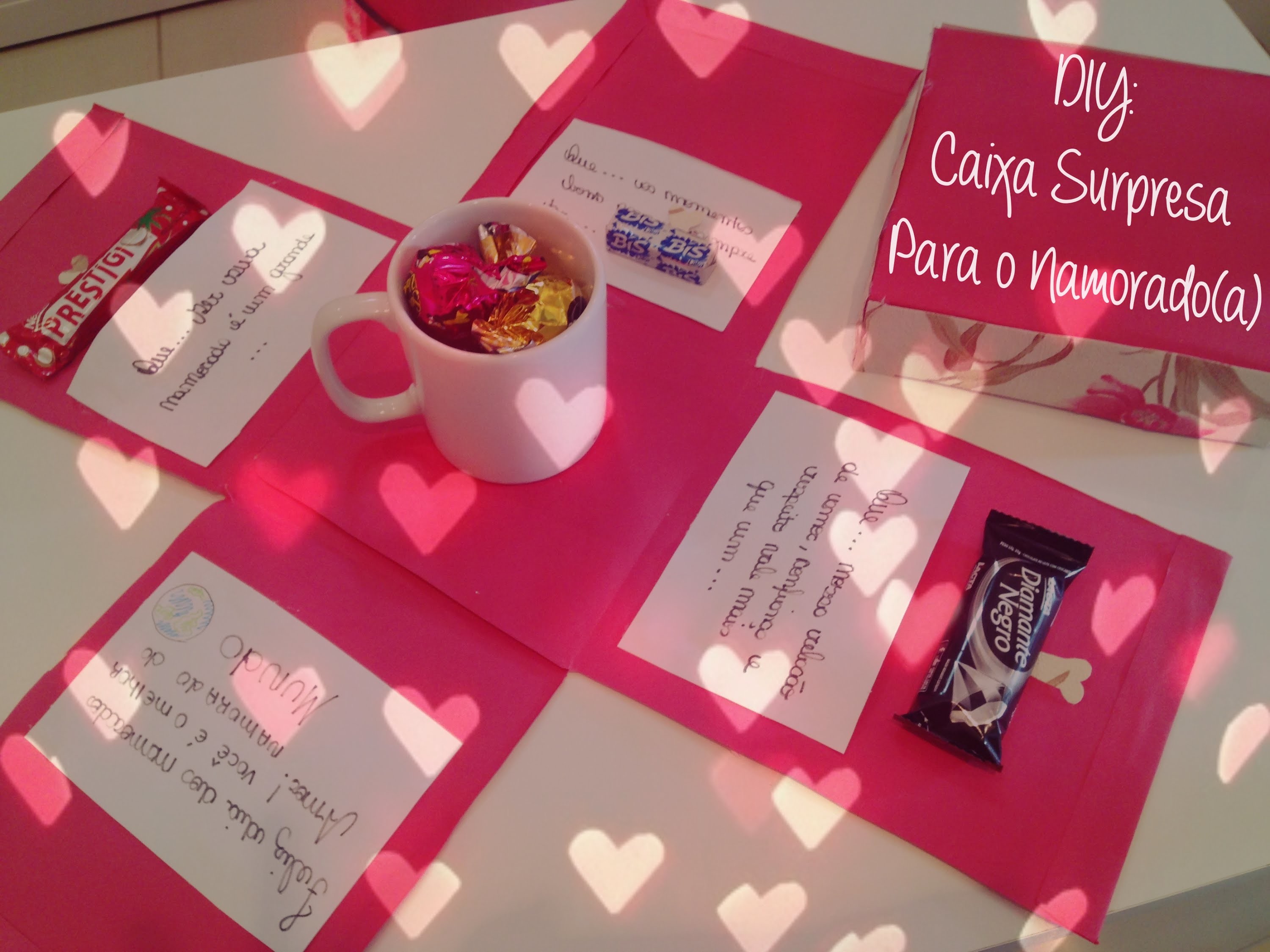 presente romântico diy