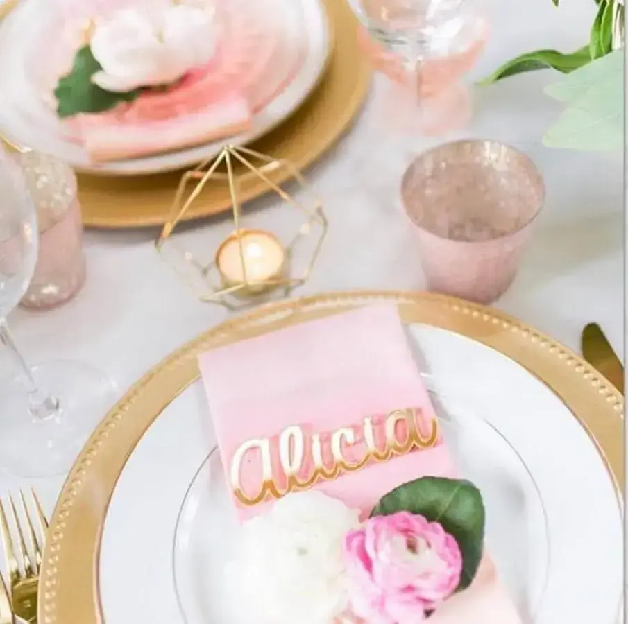 dourado dourado decoração de festa de 15 anos