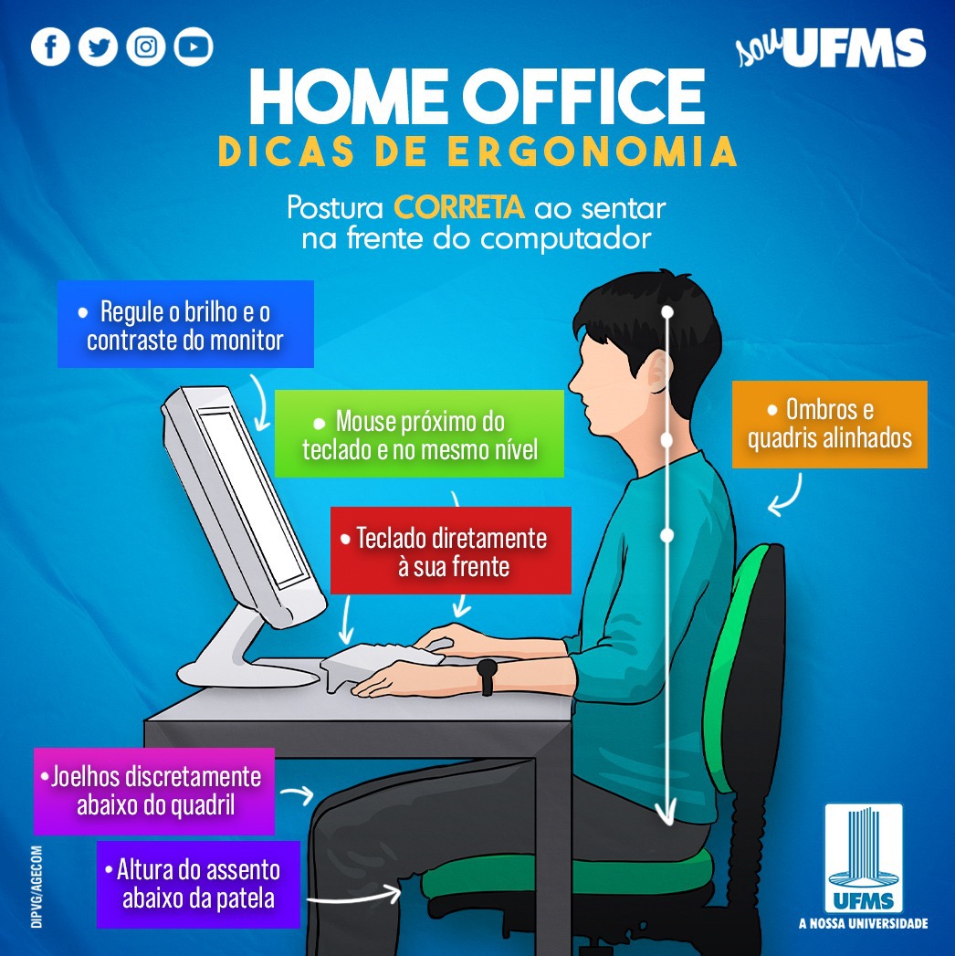 erros comuns ao montar um escritorio ergonomico