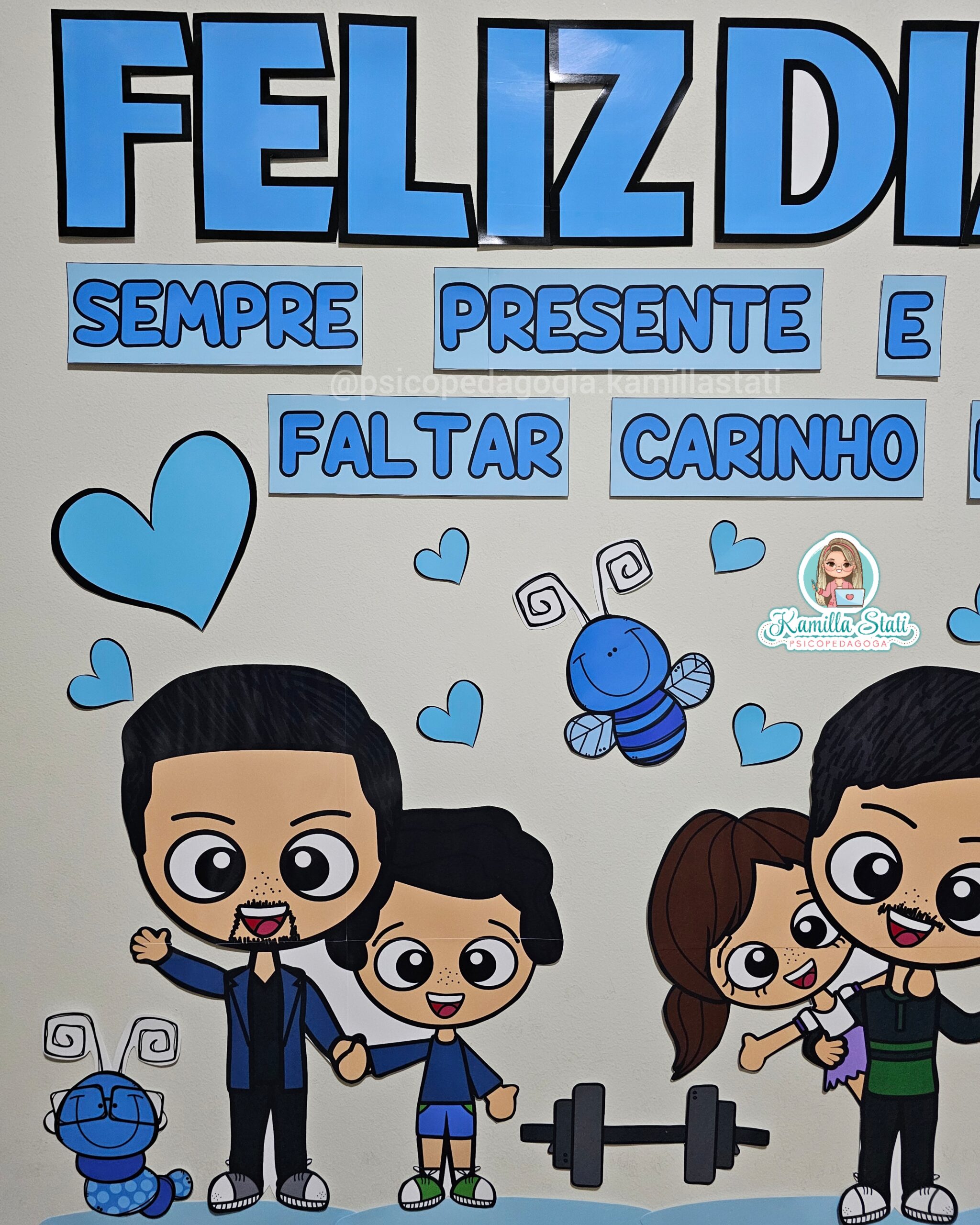painel dia dos pais escola barato como fazer