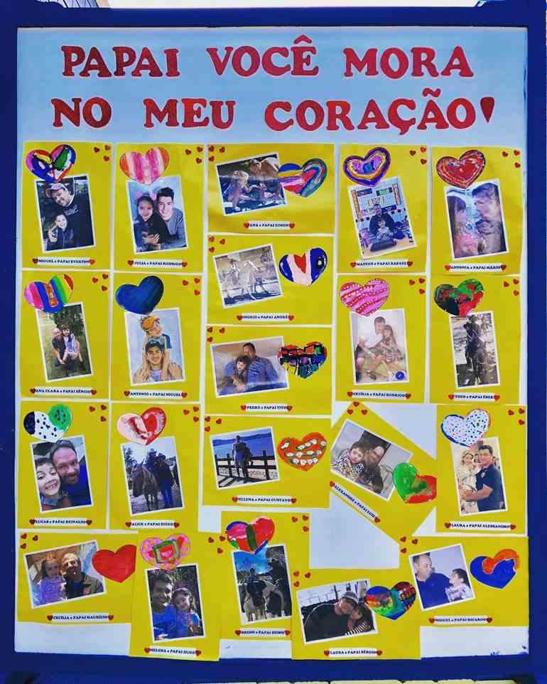 ideias criativas painel dia dos pais escola