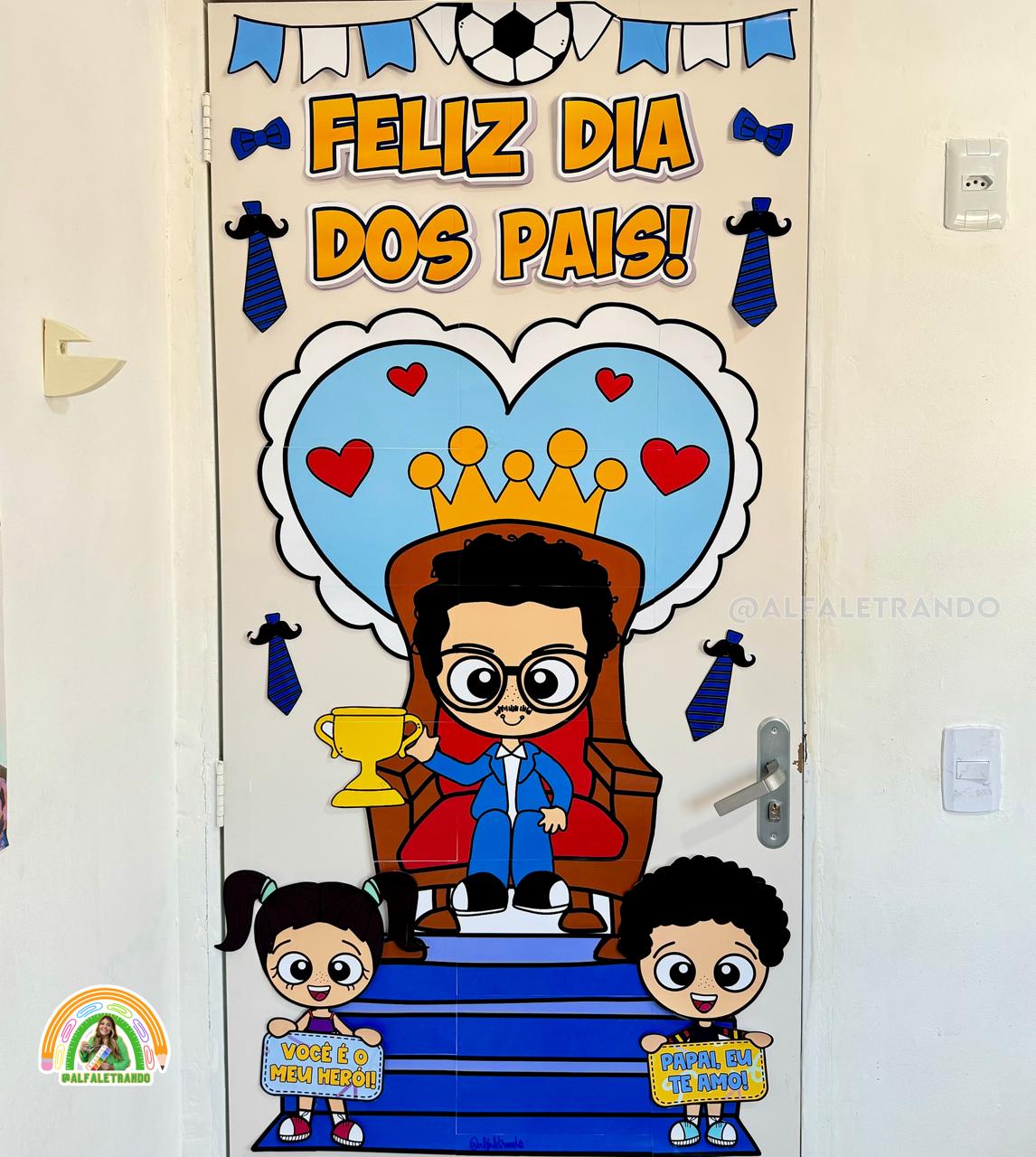 painel interativo dia dos pais educação infantil