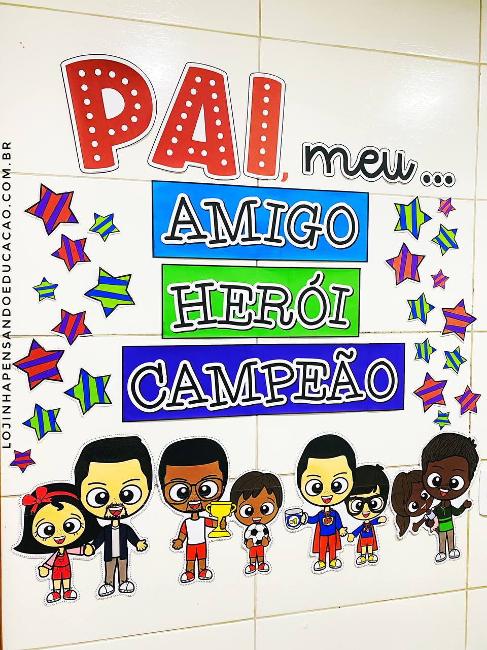 painel interativo dia dos pais educação infantil