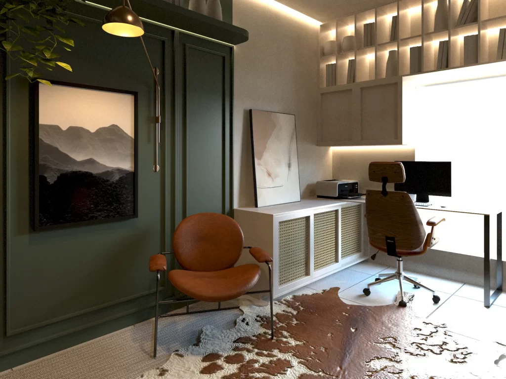 decoração escritório moderno