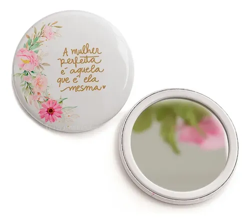 espelho personalizado com frase