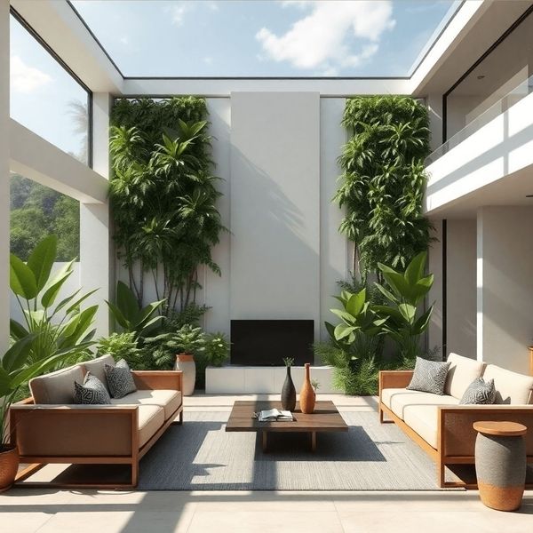 decoração tropical
