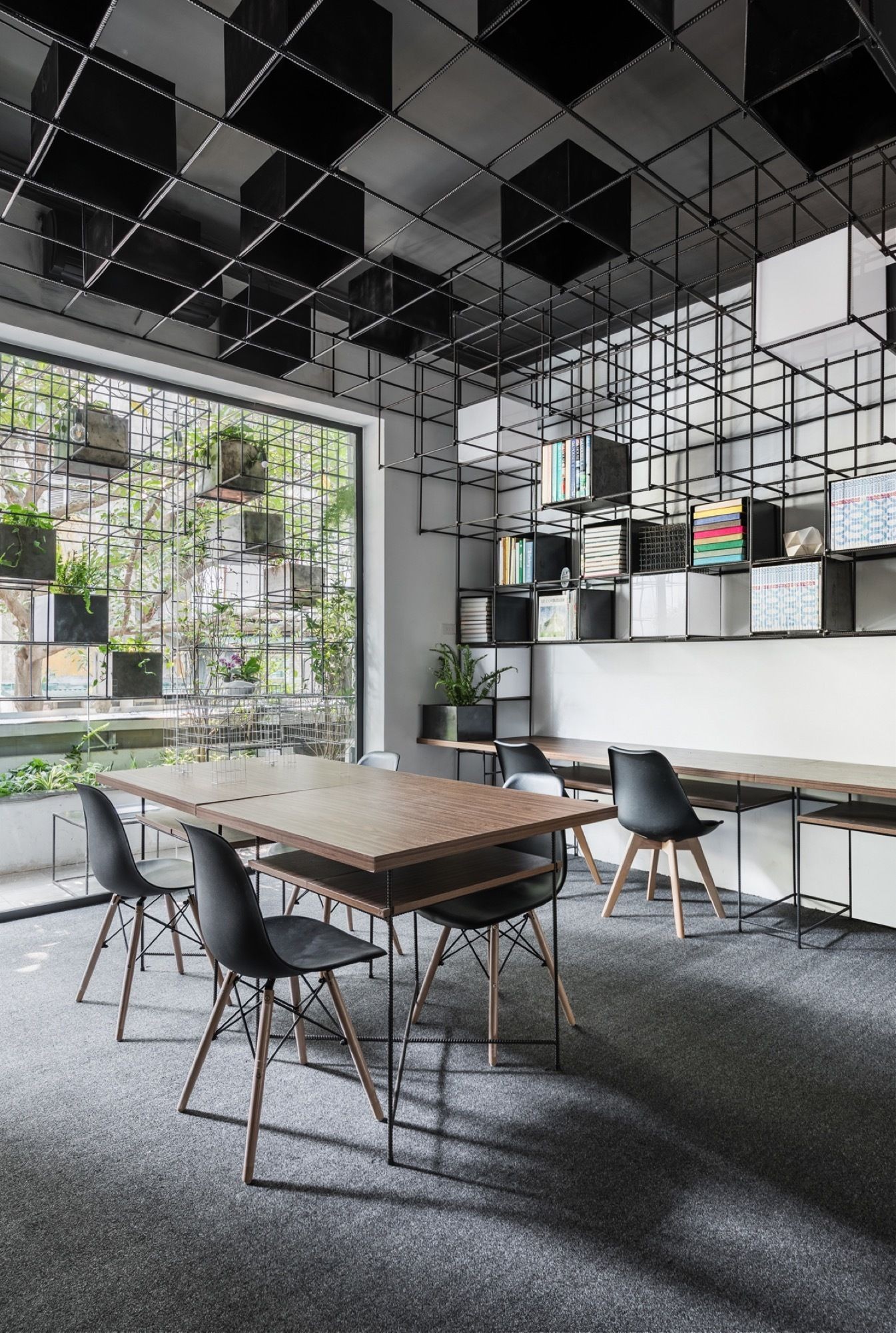 ideias de decoração com estrutura de ferro