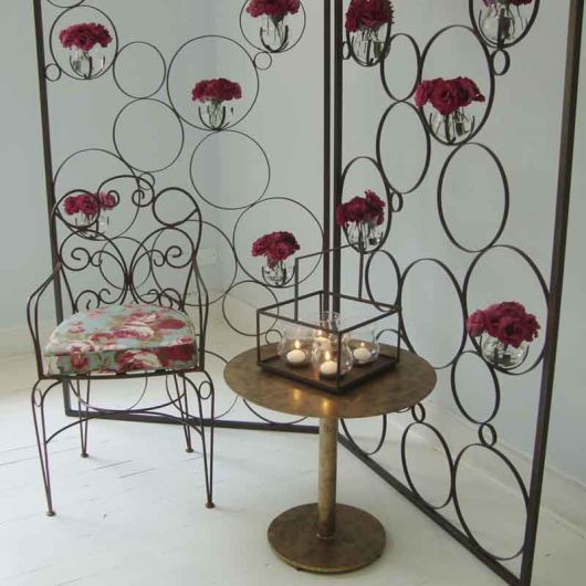 ideias de decoração com estrutura de ferro