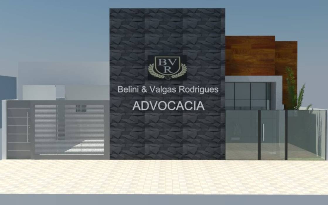 fachada escritório advocacia pequena
