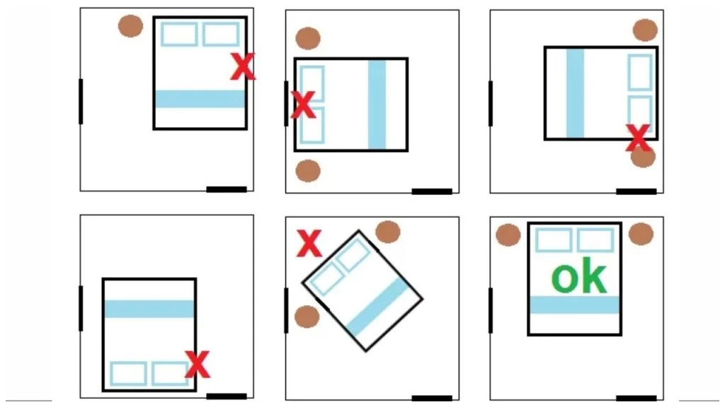 feng shui quarto casal o que evitar