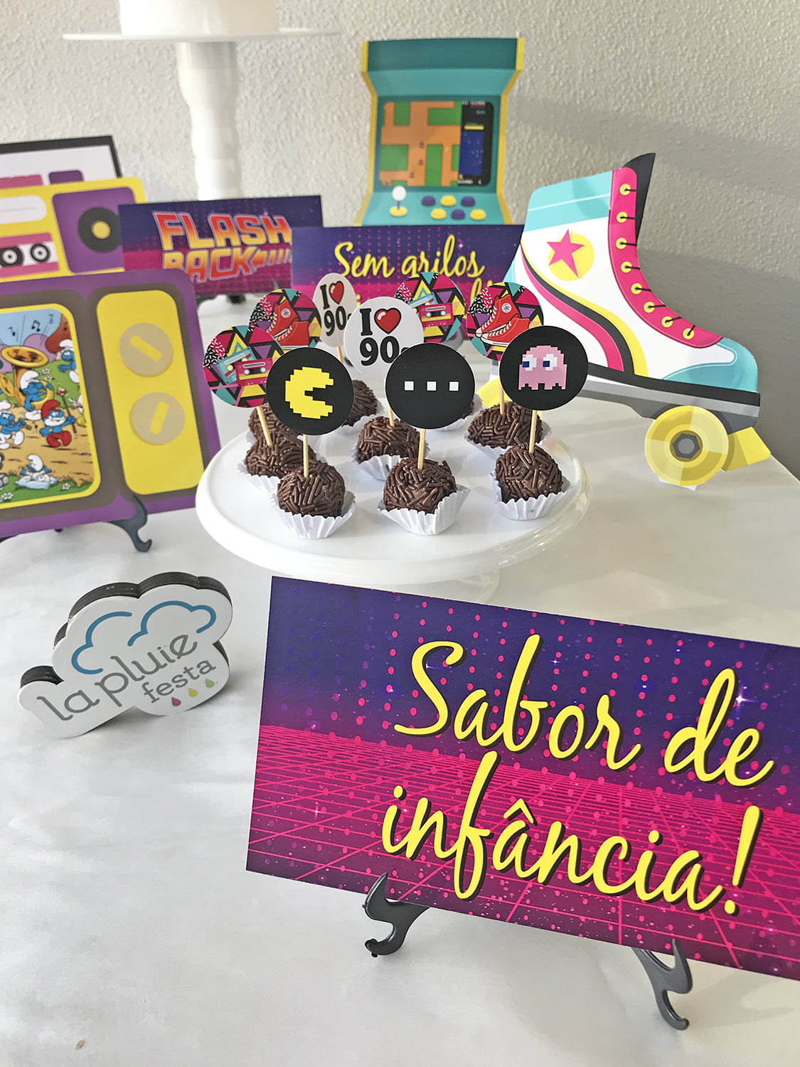 festa anos 80 decoração