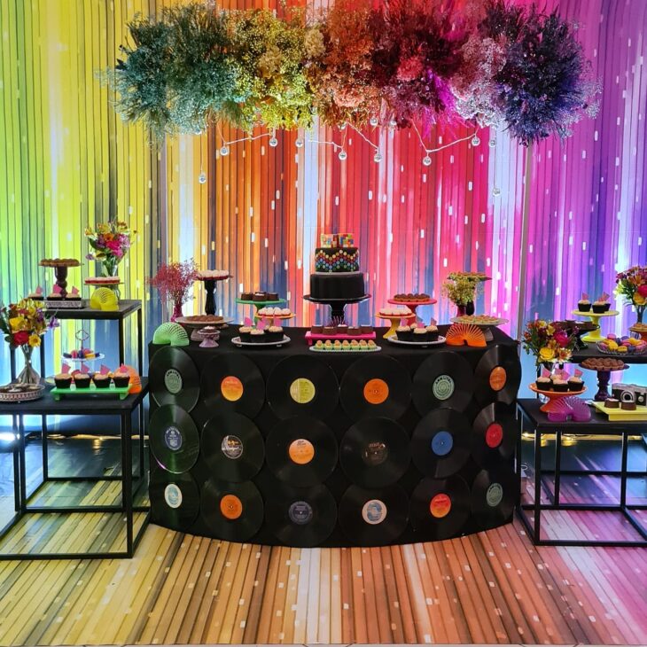 festa anos 80 decoração