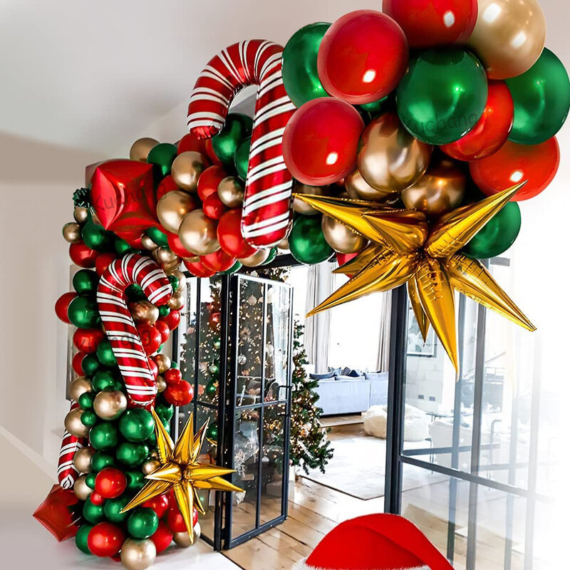 festa decoração de natal com balões