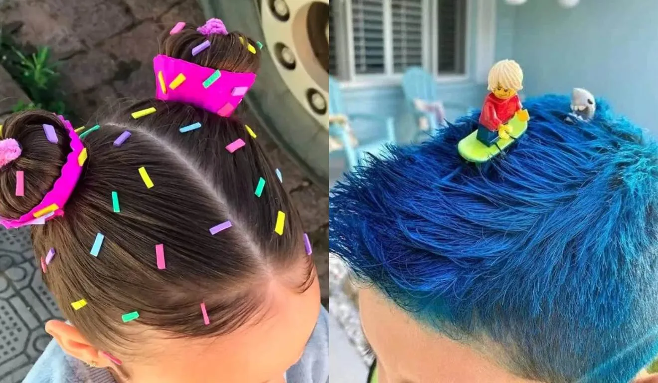 festa do cabelo maluco decoração