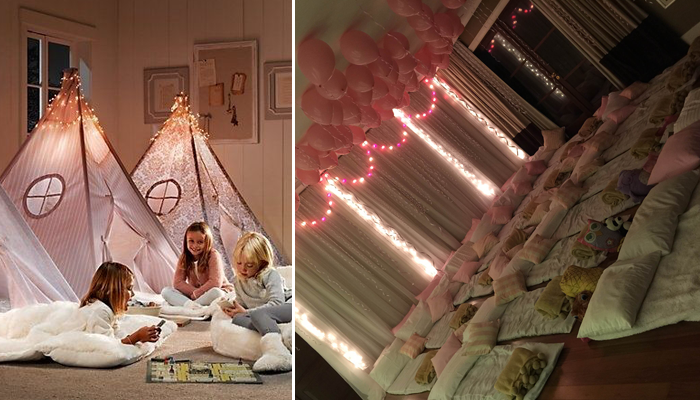 festa do pijama decoração