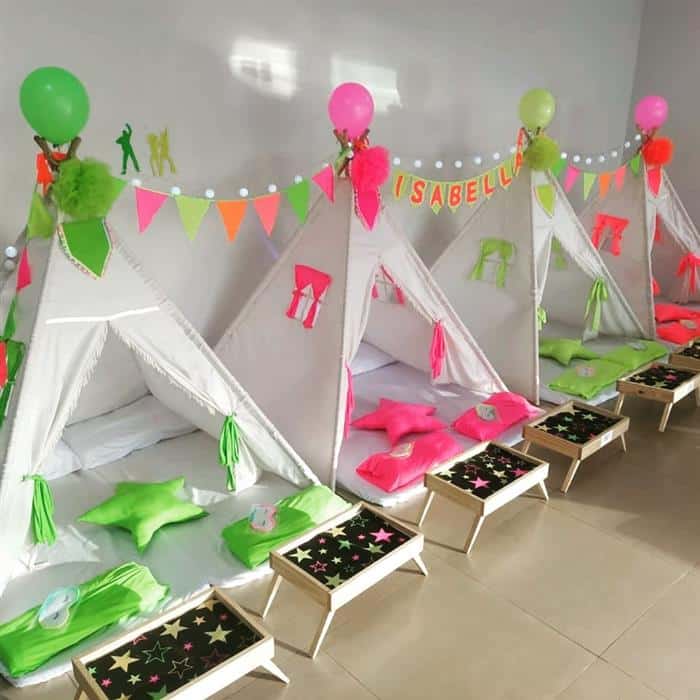 festa do pijama decoração