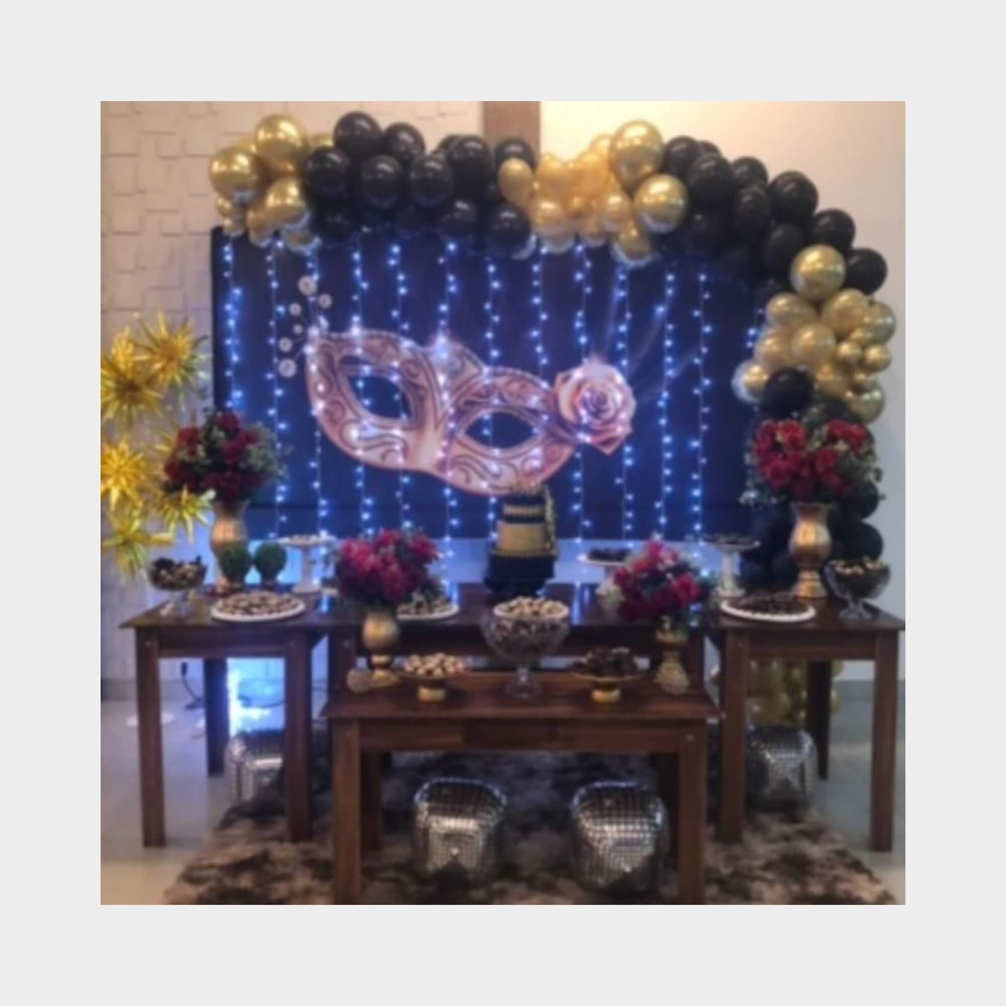 festa fantasia decoração