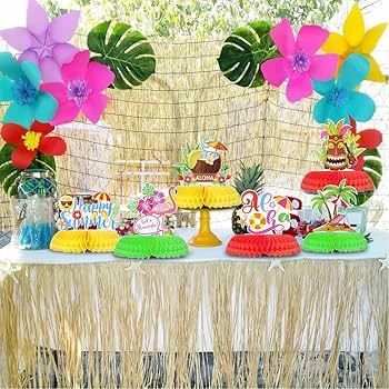 festa havaiana decoração