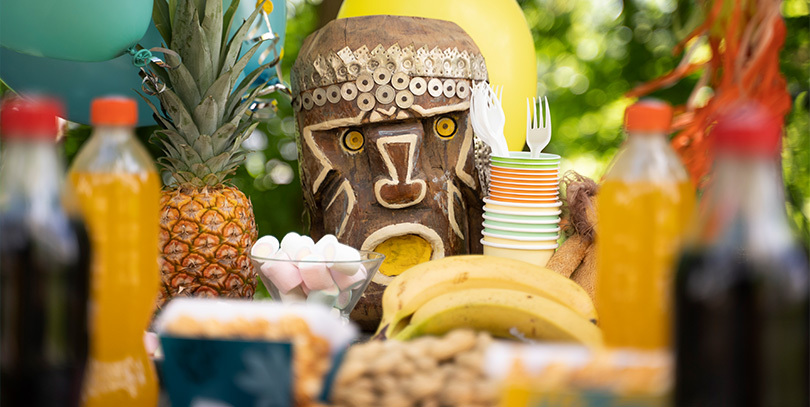 erros comuns na decoração de mesa havaiana