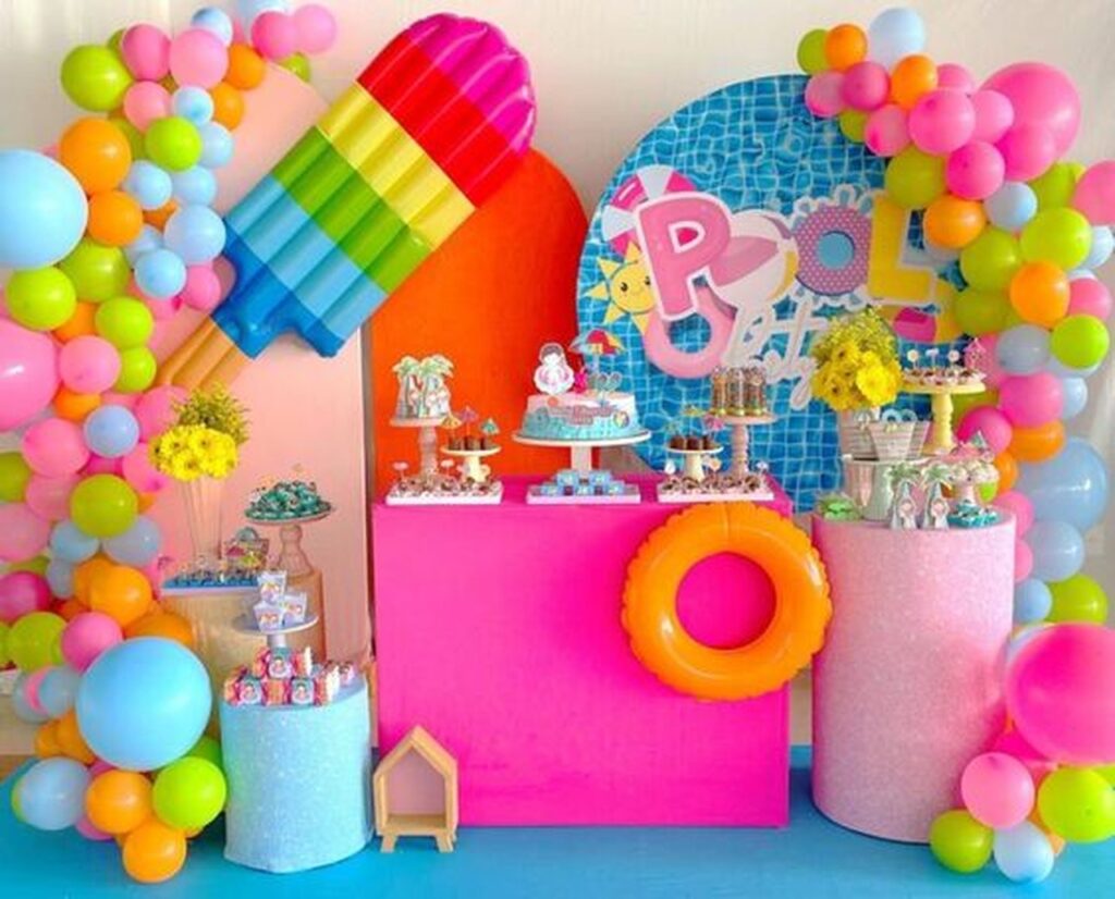Decoração com Balões para Festa na Piscina: Dicas e Inspirações