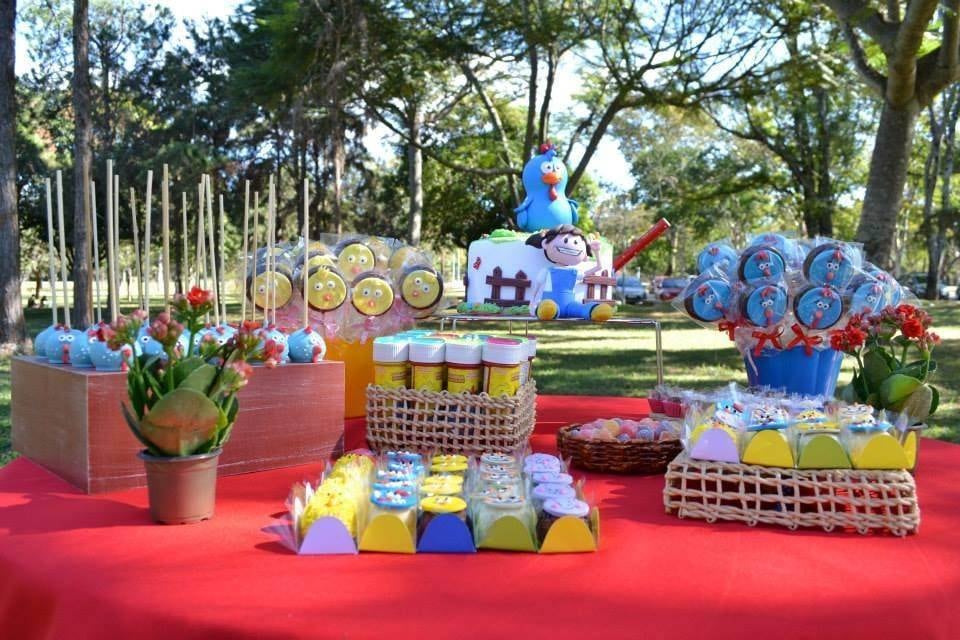 cardápio para festa no parque