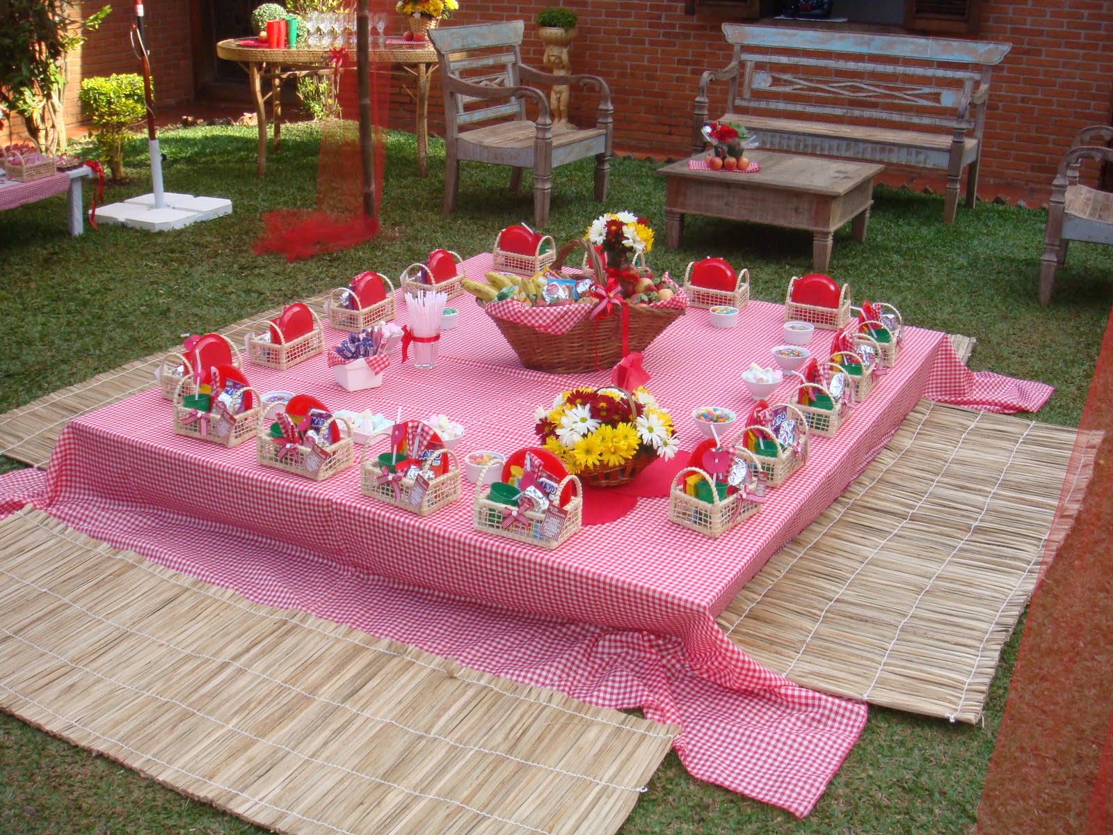 como organizar um piquenique encantador