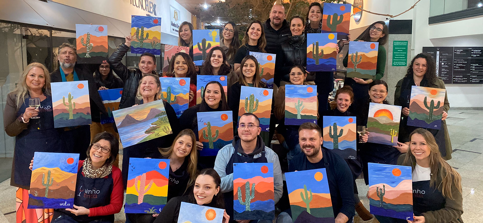 ideias criativas decoração confraternização empresa