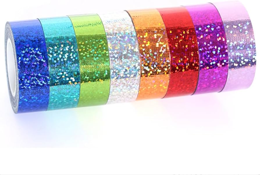 fita decorativa glitter