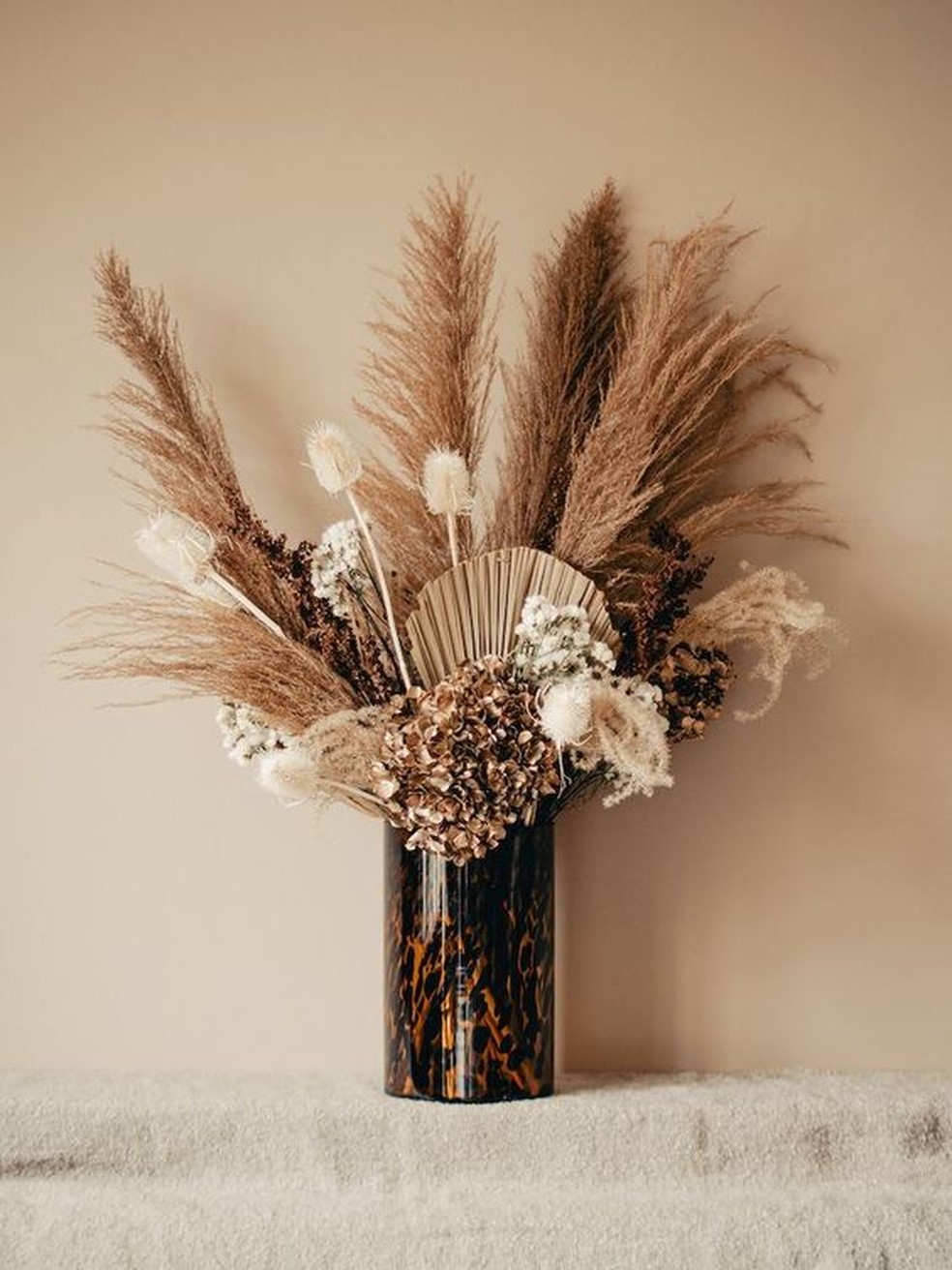 flor seca para decoração