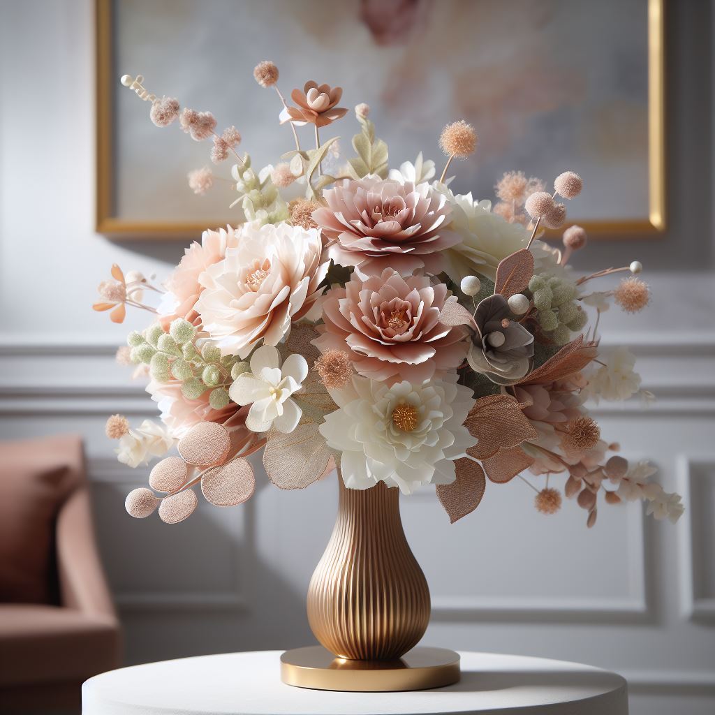 flores artificiais para decoração