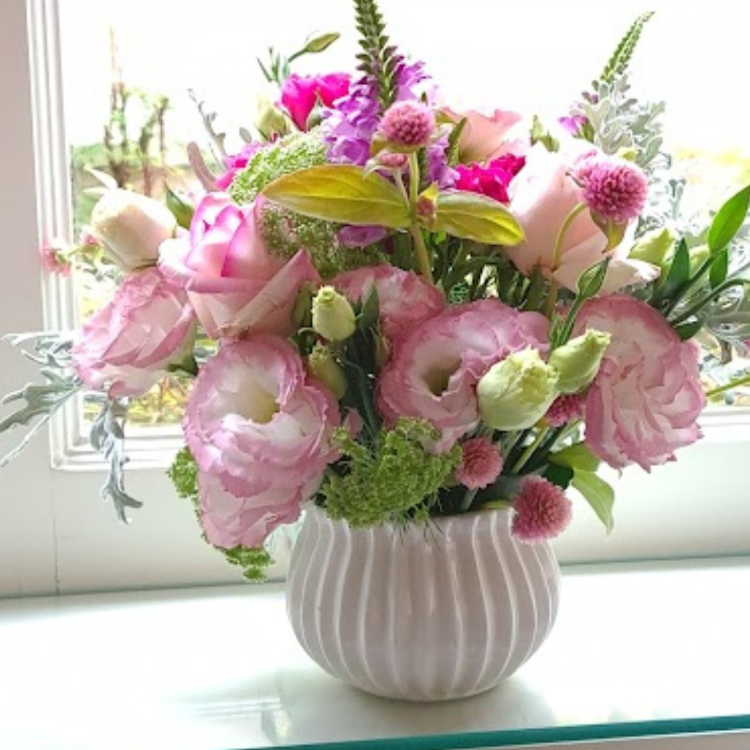 flores delicadas cores pastel