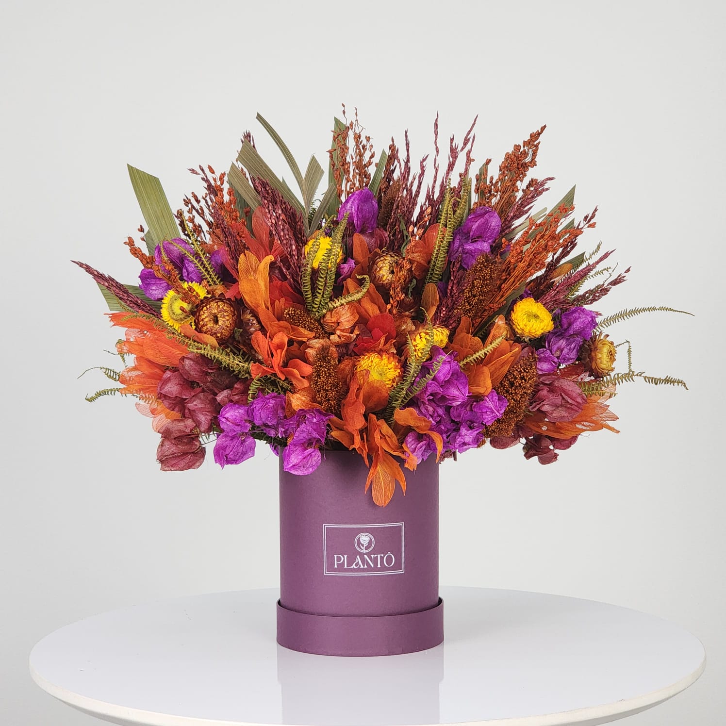 quanto custa um arranjo de flores desidratadas profissional