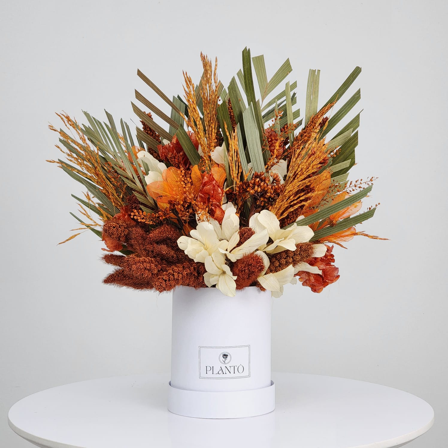 ideias criativas decoração flores desidratadas