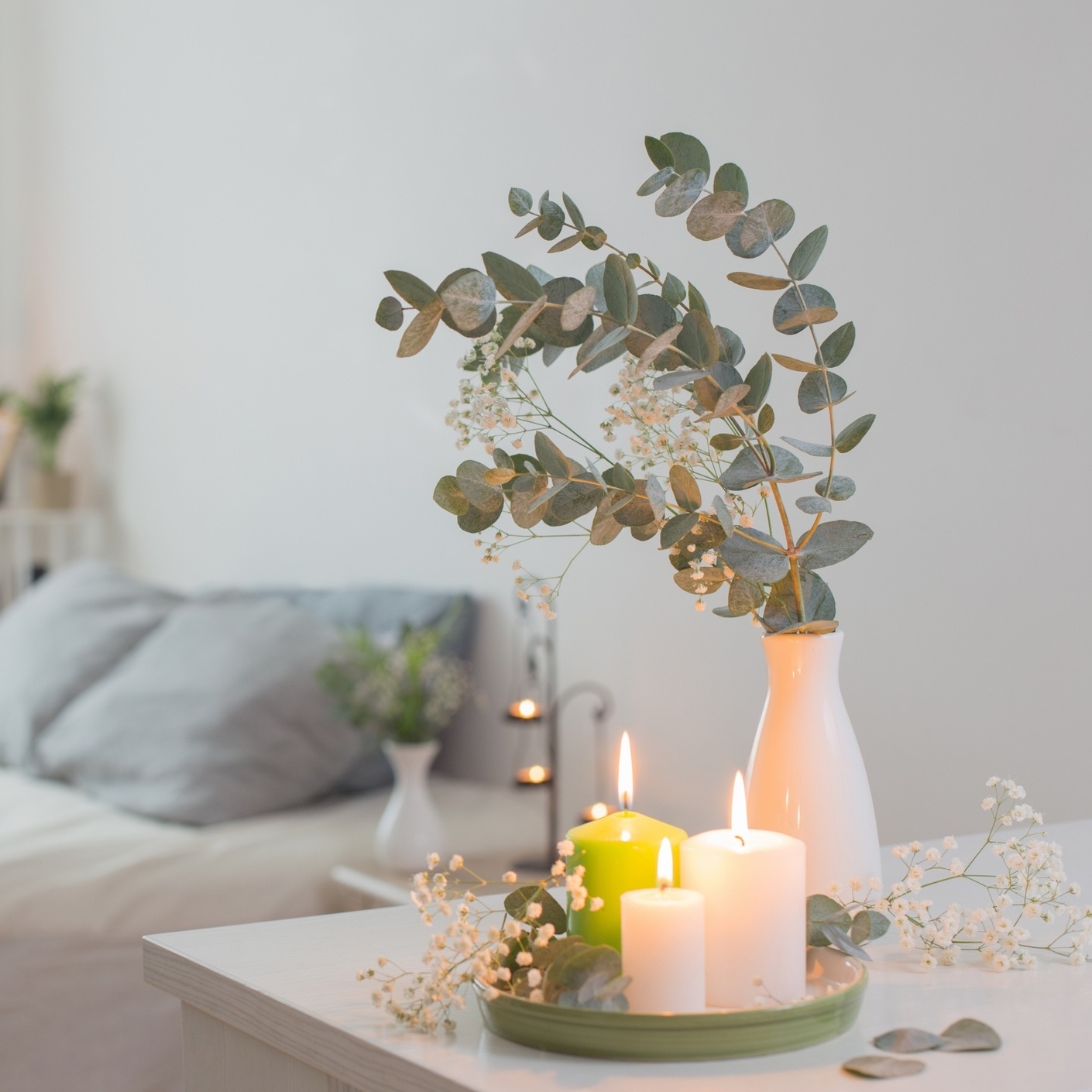 como evitar folhas de eucalipto murchas na decoração