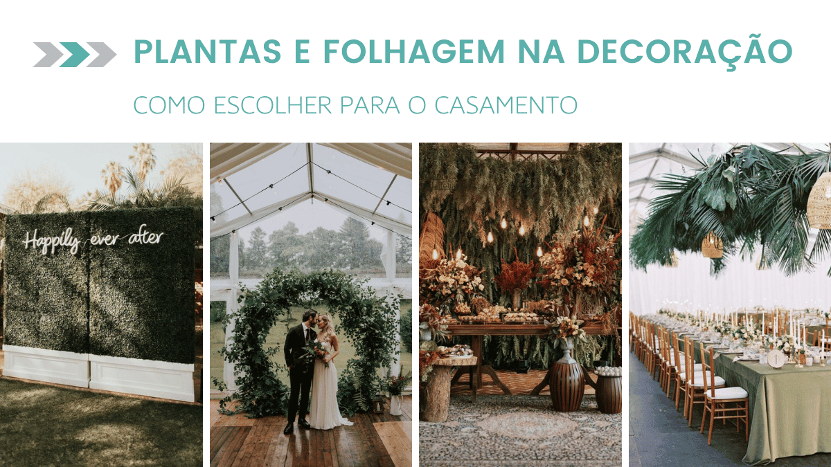 folhagens para decoração de festa