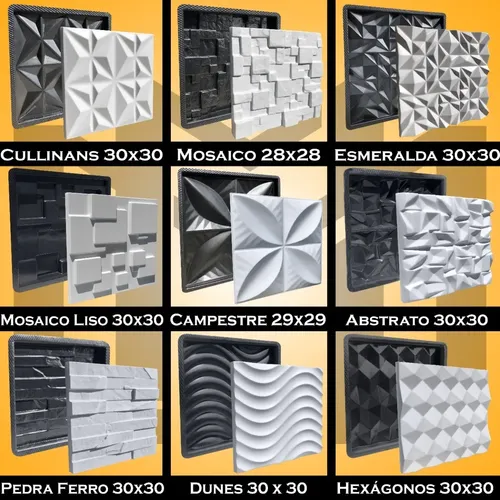 quanto custa um kit de formas de gesso 3d para começar a produzir