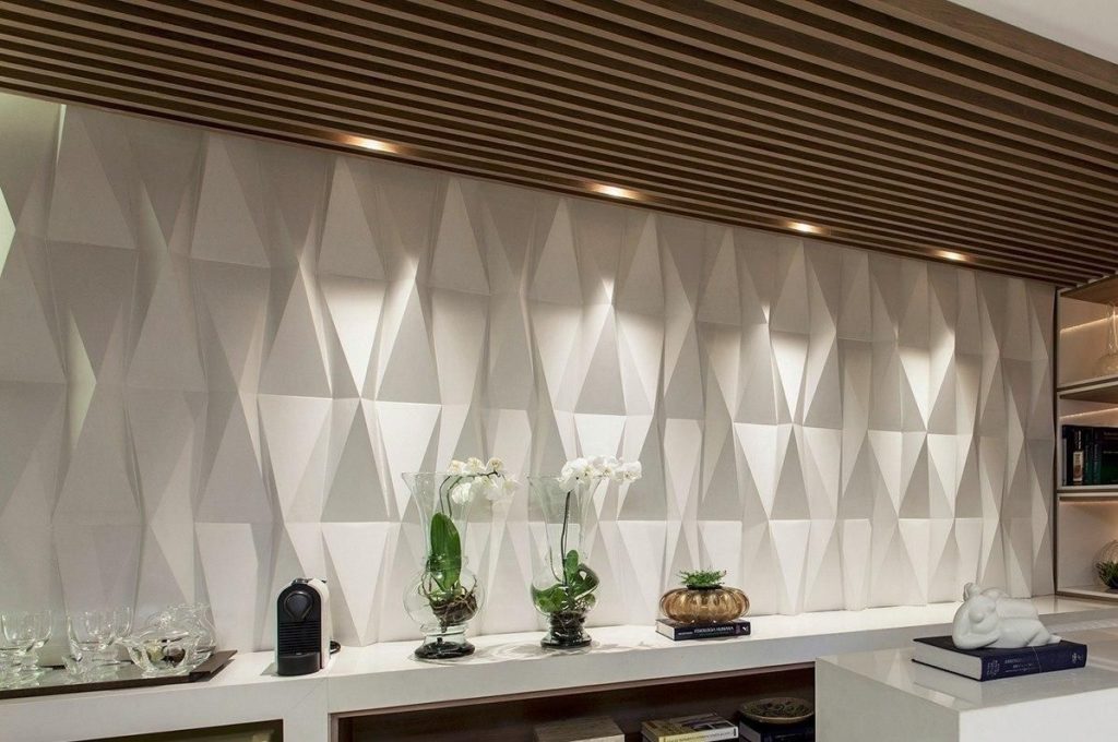 como fazer placas de gesso 3d com formas de silicone