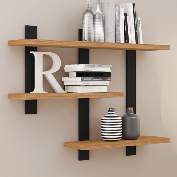 prateleira de trilho