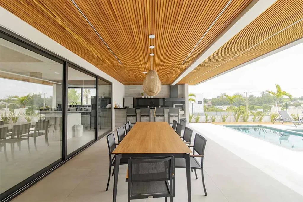 forro ripado de madeira