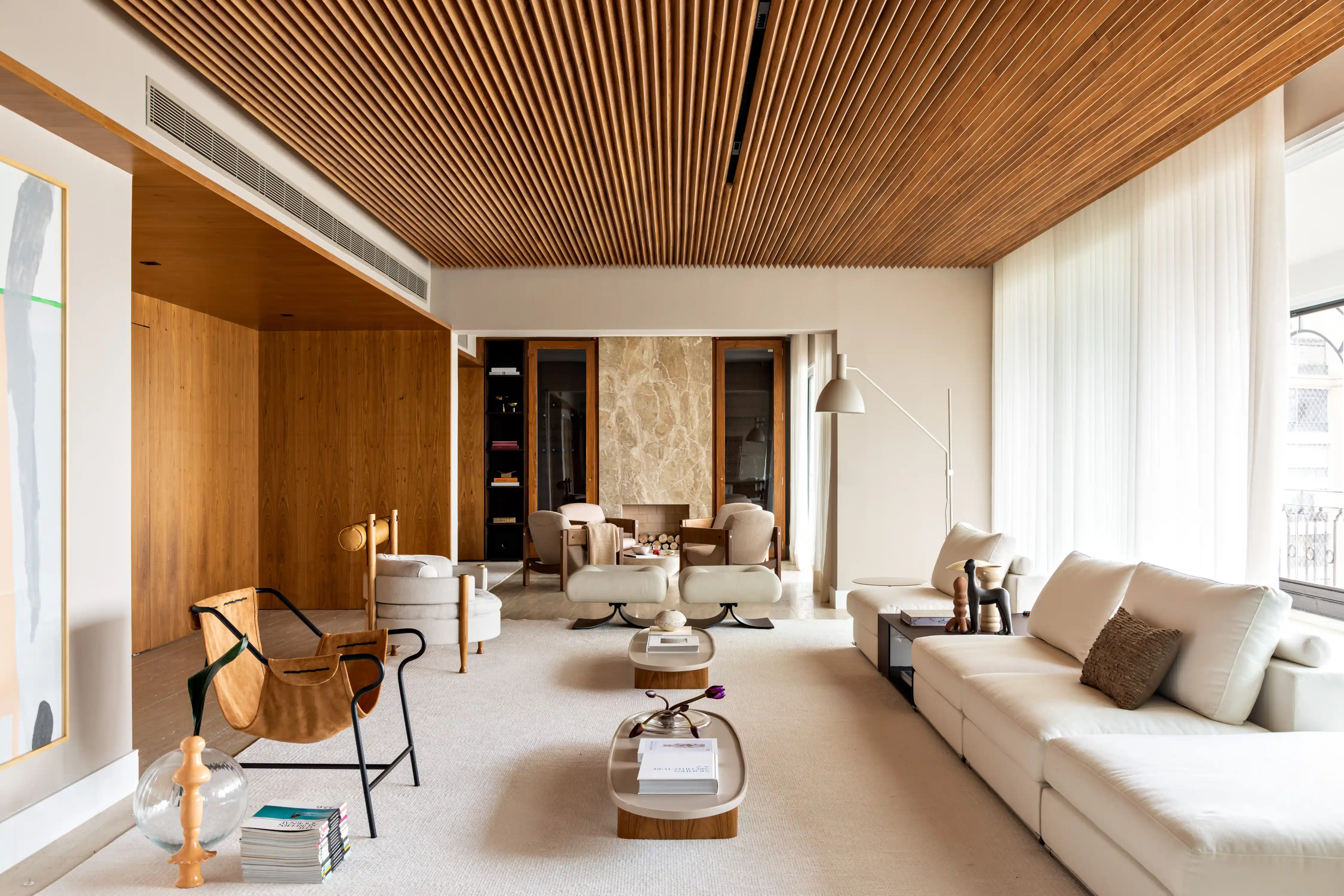 forro ripado de madeira